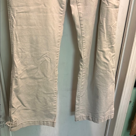Maurices Tan Flare Wide Leg Jeans Relaxed Fit - Picture 2 of 8